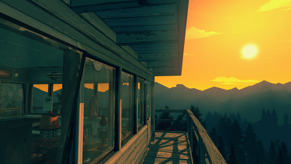 Firewatch: A game where you play as a forest fire lookout